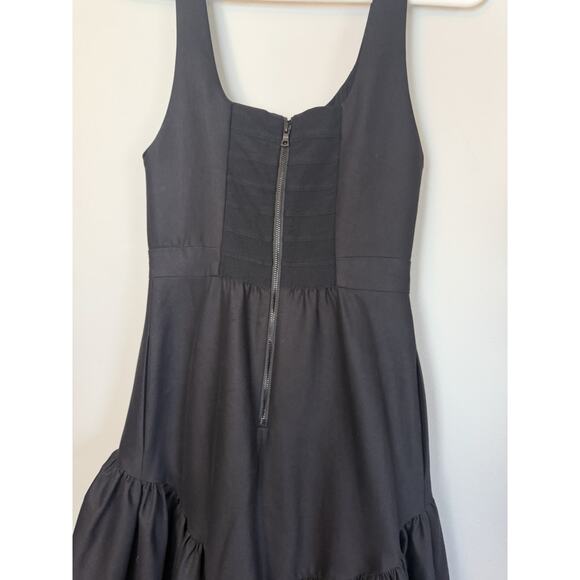 ALICE & OLIVIA Diana High Low Black Dress Sz 0 NEW $489 - Picture 16 of 16